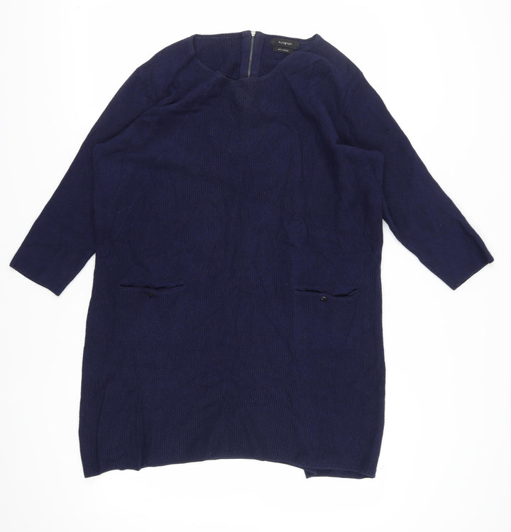Marks and Spencer Women's Blue Shift Dress Size 18