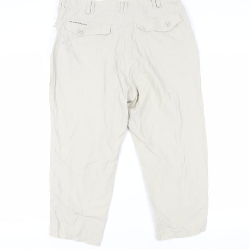 Craghoppers Women's Beige Cropped Trousers Size 16