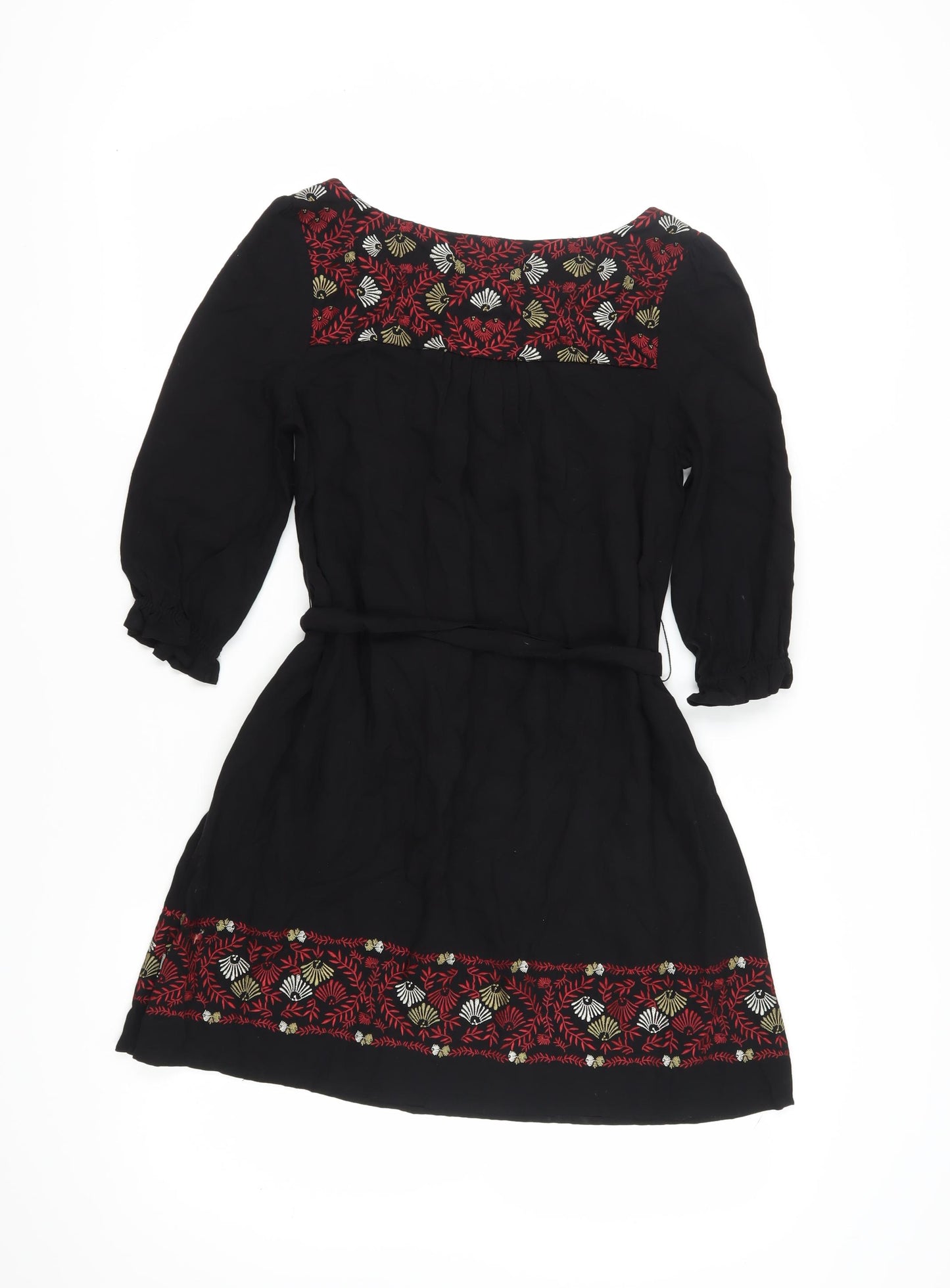 Butterfly by MW Women's Black Shift Dress Size 10