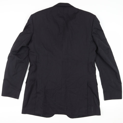 Aquascutum Men's Blazer Blue Size 42L Classic
