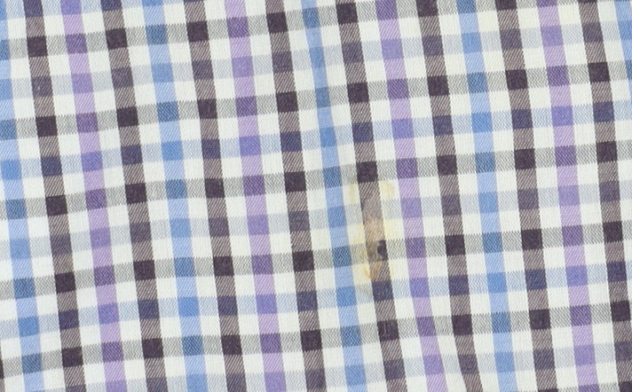 Van Heusen Men's XL Blue Check Short Sleeve Shirt