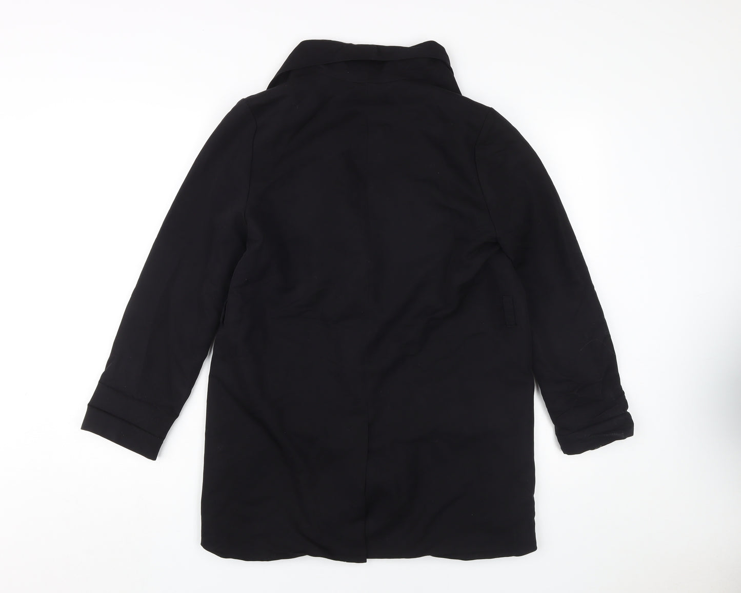 H&M Women's Black Mid-Length Coat Size 6