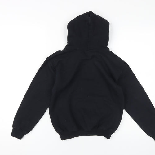 Disney Girls Black Olaf Hoodie S Pullover Graphic