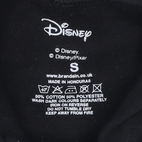 Disney Girls Black Olaf Hoodie S Pullover Graphic
