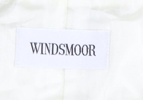 Windsmoor Women's Ivory Long Overcoat Size 16