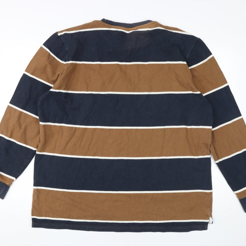 Next Men's 2XL Striped Long Sleeve T-Shirt