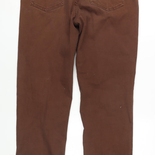 Cotton Traders Men's Brown Straight Jeans Size 36