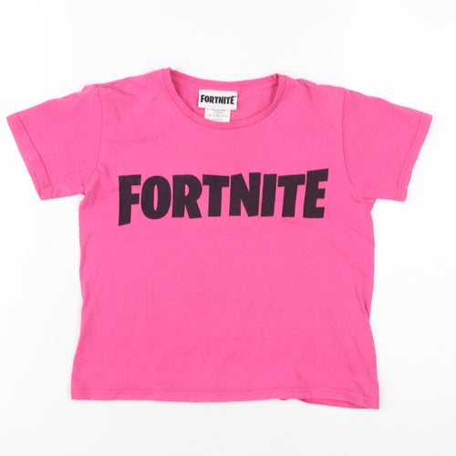 Fortnite Girls Pink T-Shirt 7-8 Years