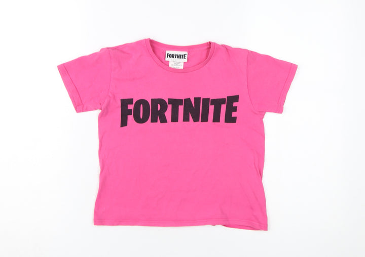 Fortnite Girls Pink T-Shirt 7-8 Years