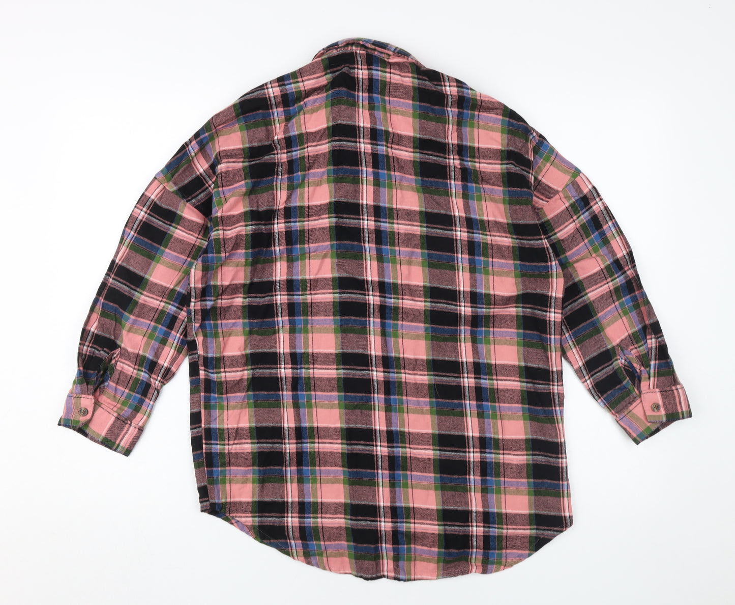 Next Multicoloured Plaid Button-Up Shirt for Girls 11 Years