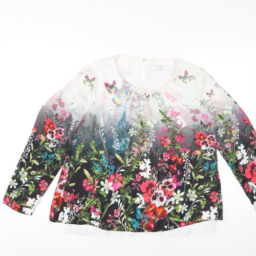 Wallis Women's Multicoloured Floral Blouse, Size 8
