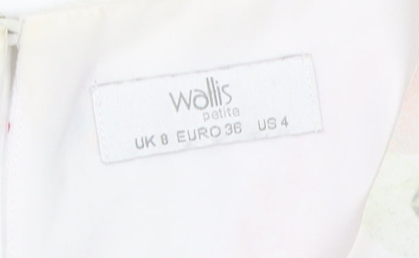 Wallis Women's Multicoloured Floral Blouse, Size 8
