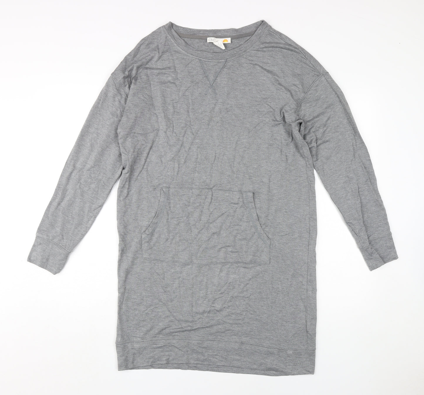 C&C California Women’s Grey Shirt Dress M, Casual Style
