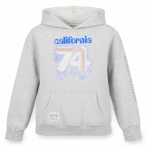 Calisurf Women's Grey Hoodie L - Casual 70s Style