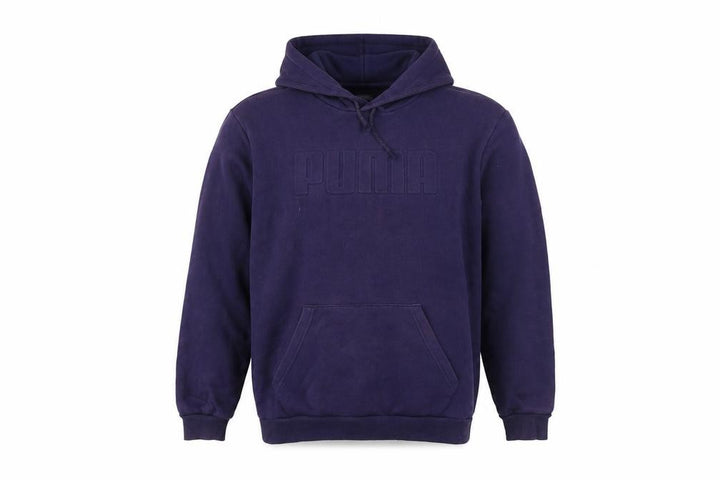 Puma Men's Purple Hoodie M Pullover Fleece Logo