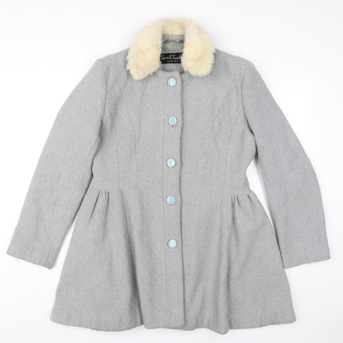 Covent Garden Women's Grey Classic Overcoat Size 14