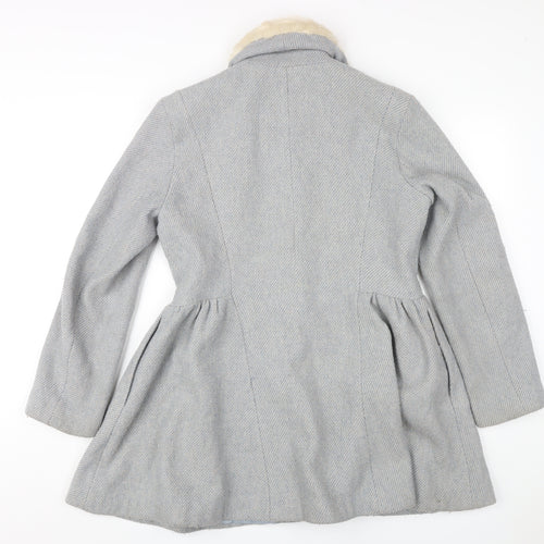 Covent Garden Women's Grey Classic Overcoat Size 14