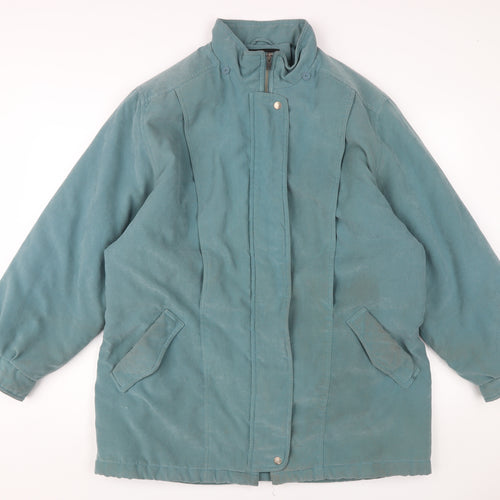 Bromley Sport Women's Green Parka Jacket L Insulated