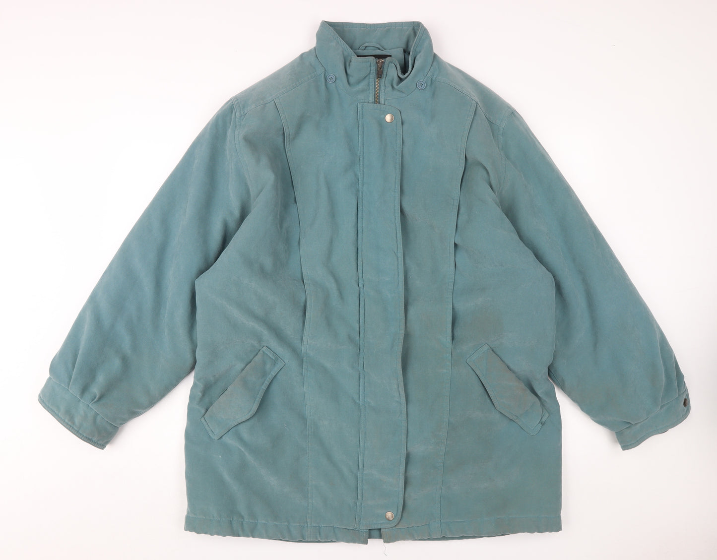 Bromley Sport Women's Green Parka Jacket L Insulated