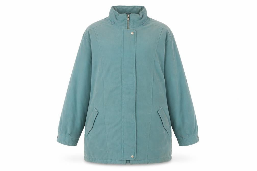 Front view of Bromley Sport Women's Green Parka Jacket L Insulated