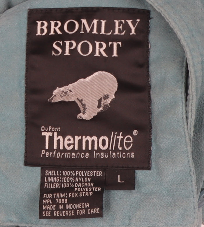 Bromley Sport Women's Green Parka Jacket L Insulated