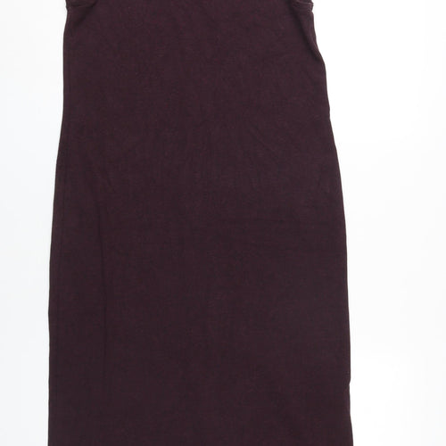 L.L. Bean Women's Purple Long Sheath Dress S