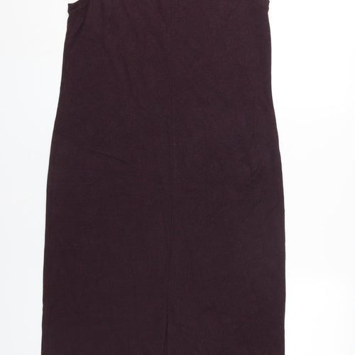 L.L. Bean Women's Purple Long Sheath Dress S