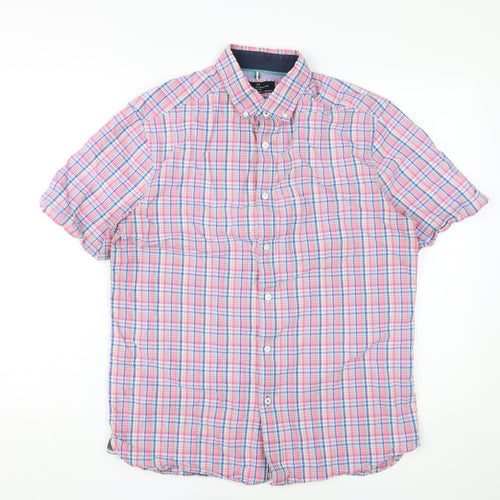 Marks and Spencer Men's Multicoloured Check Shirt M
