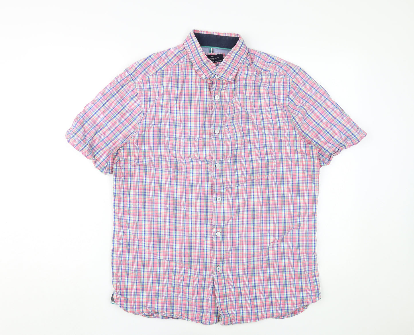 Marks and Spencer Men's Multicoloured Check Shirt M