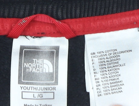 The North Face Boys Black Jogger Trousers L