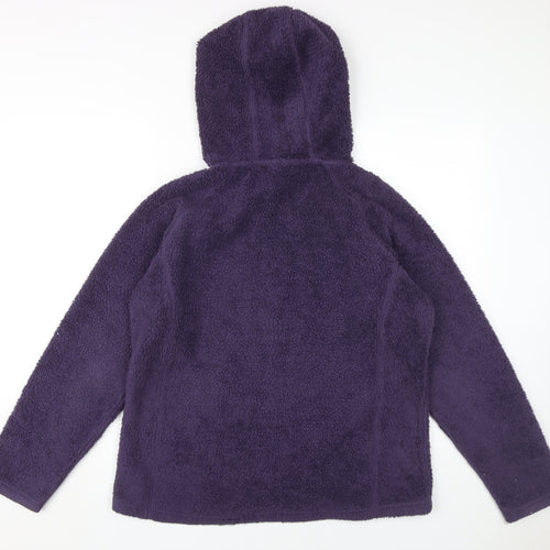 Peter Storm Women's Purple Fleece Pullover Hoodie Size 14