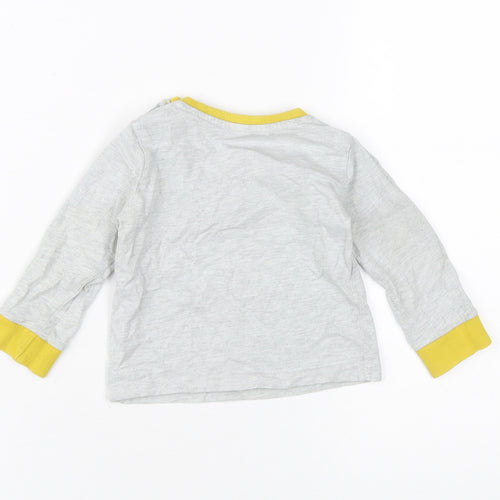 Disney Unisex Baby Grey Tigger T-Shirt, 9-12 Months
