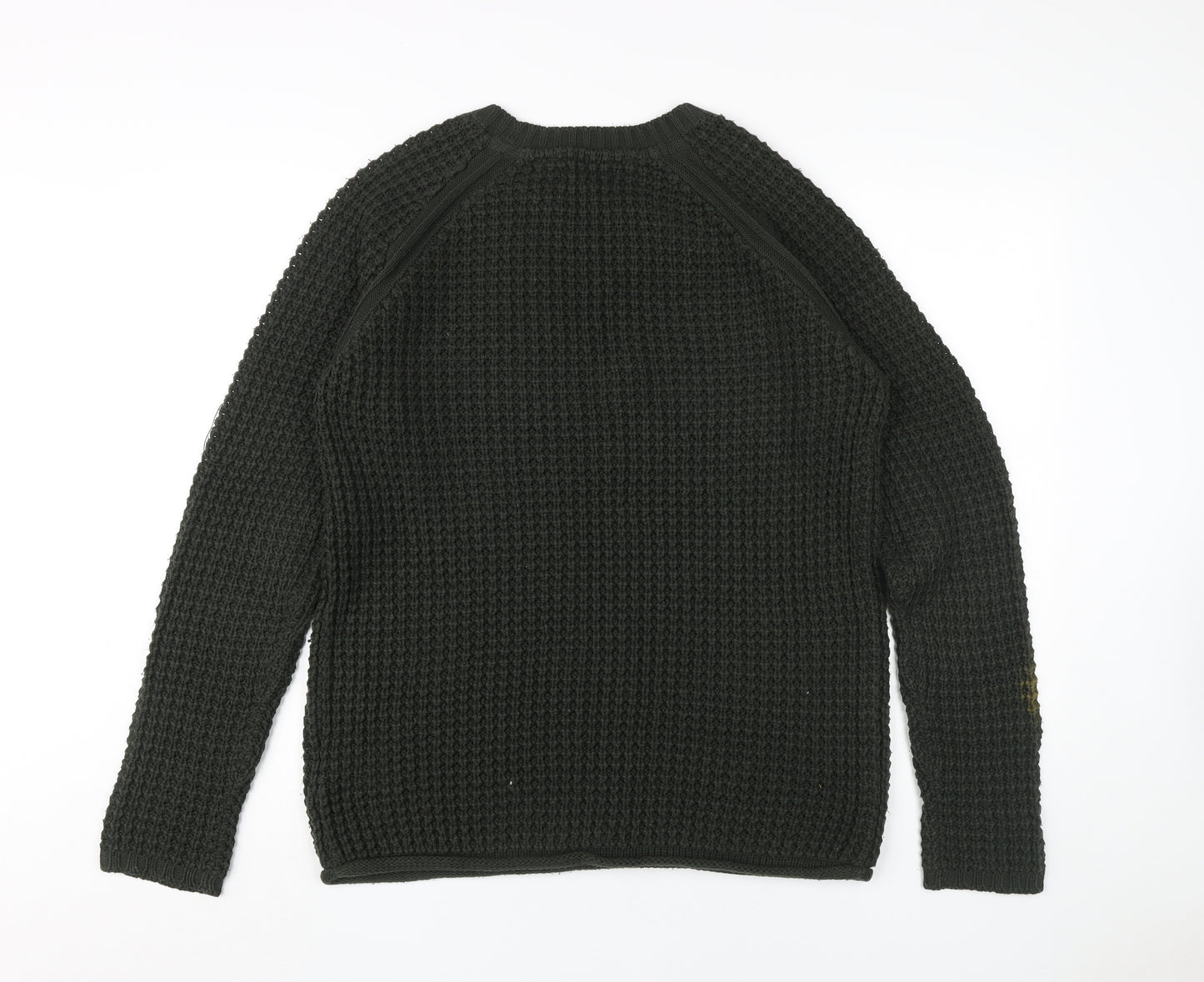 Brave Soul Unisex Green Pullover Jumper L