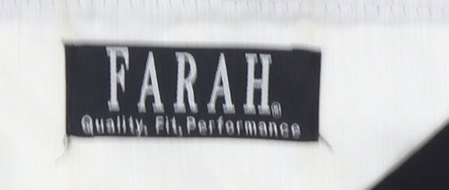 Farah Black Dress Trousers, Men's 46, Formal Regular Fit