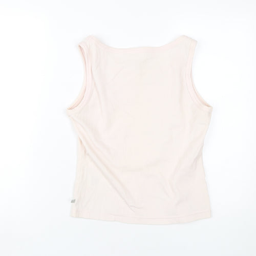 Adidas Women's Beige Tank Top Size 16, Stretch Fit