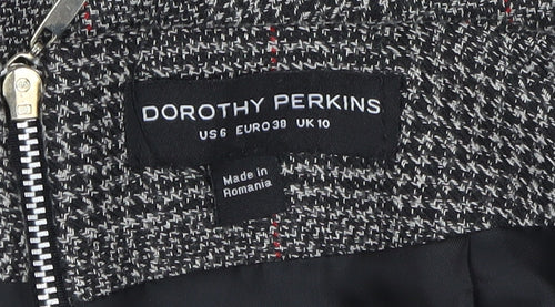 Dorothy Perkins Women's Check Pencil Skirt Size 10