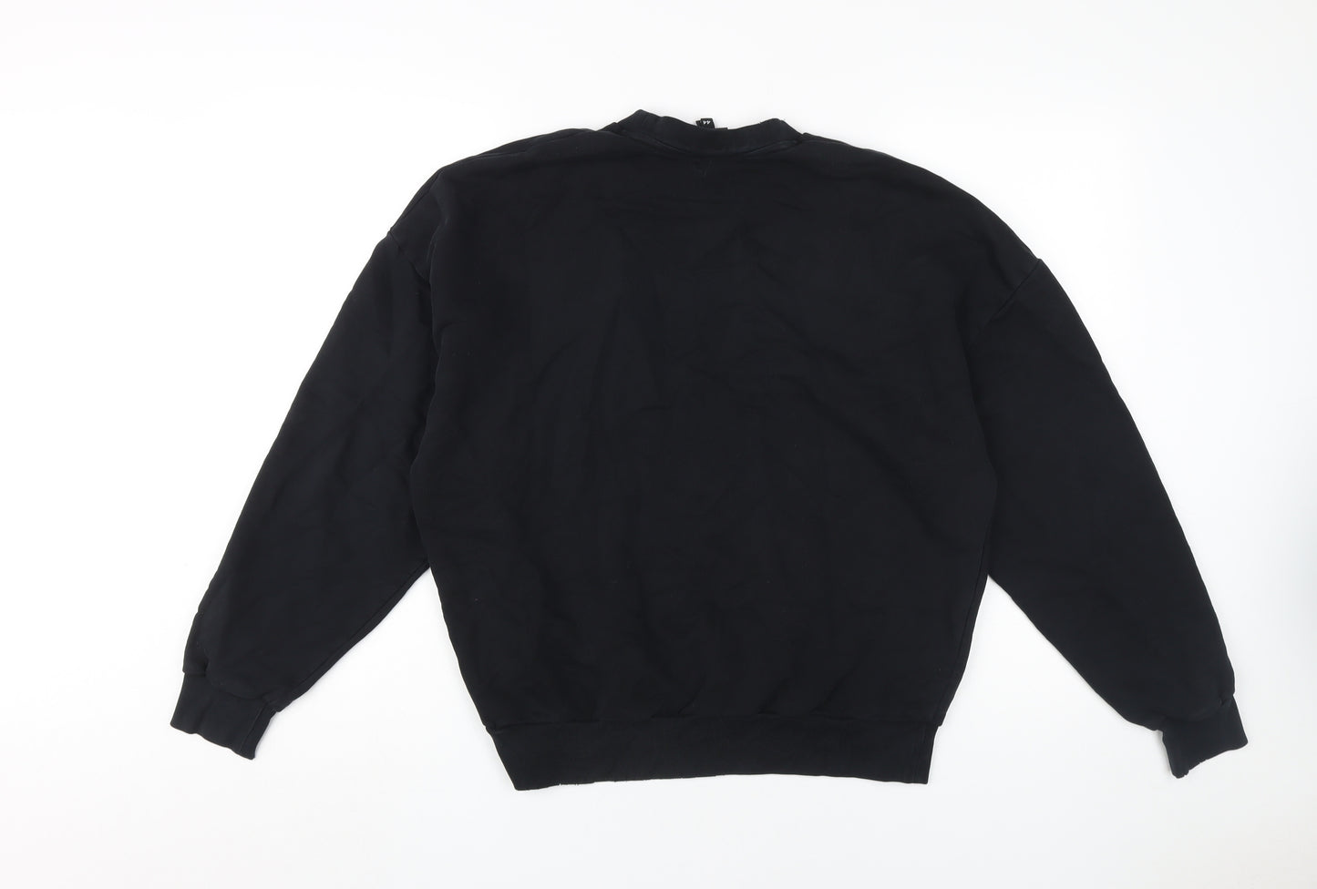 Just Cavalli Men's Black Pullover Sweatshirt M