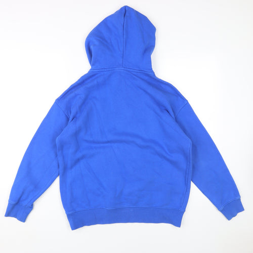 GAP Boys Blue Logo Pullover Hoodie Size 12 Years