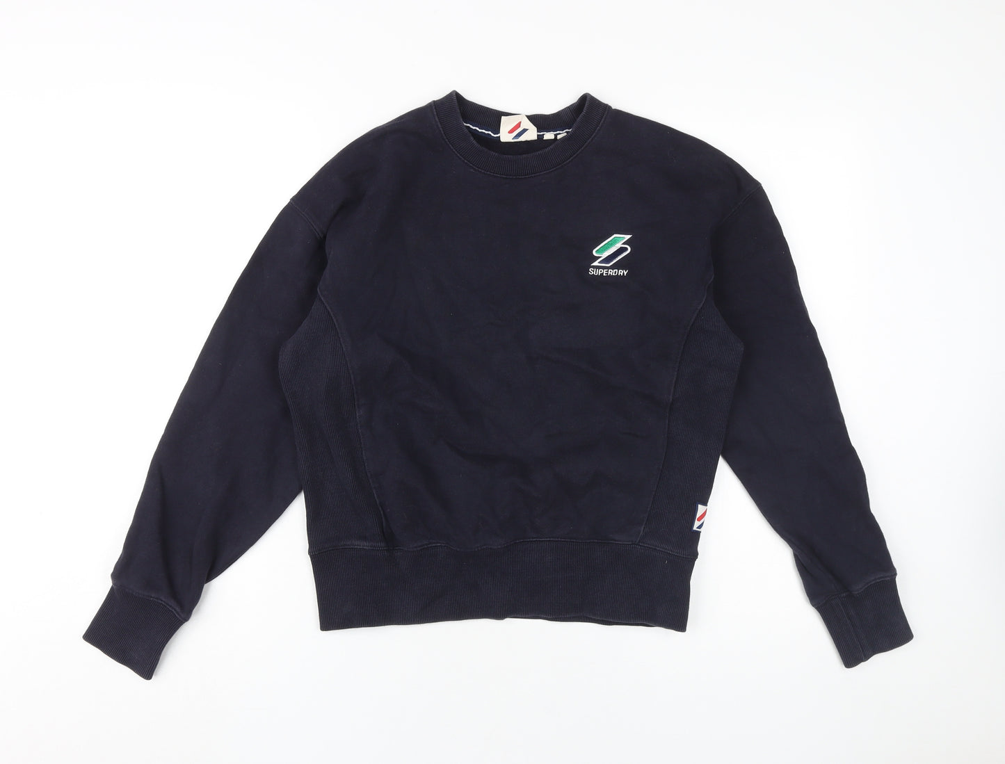 Superdry Women's Blue Pullover Sweatshirt Size 10