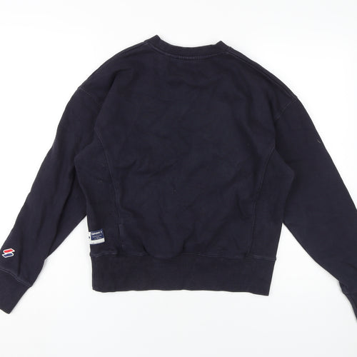 Superdry Women's Blue Pullover Sweatshirt Size 10