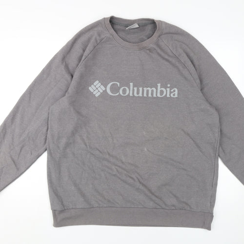 Columbia Men's Grey XL Pullover Logo Sweatshirt