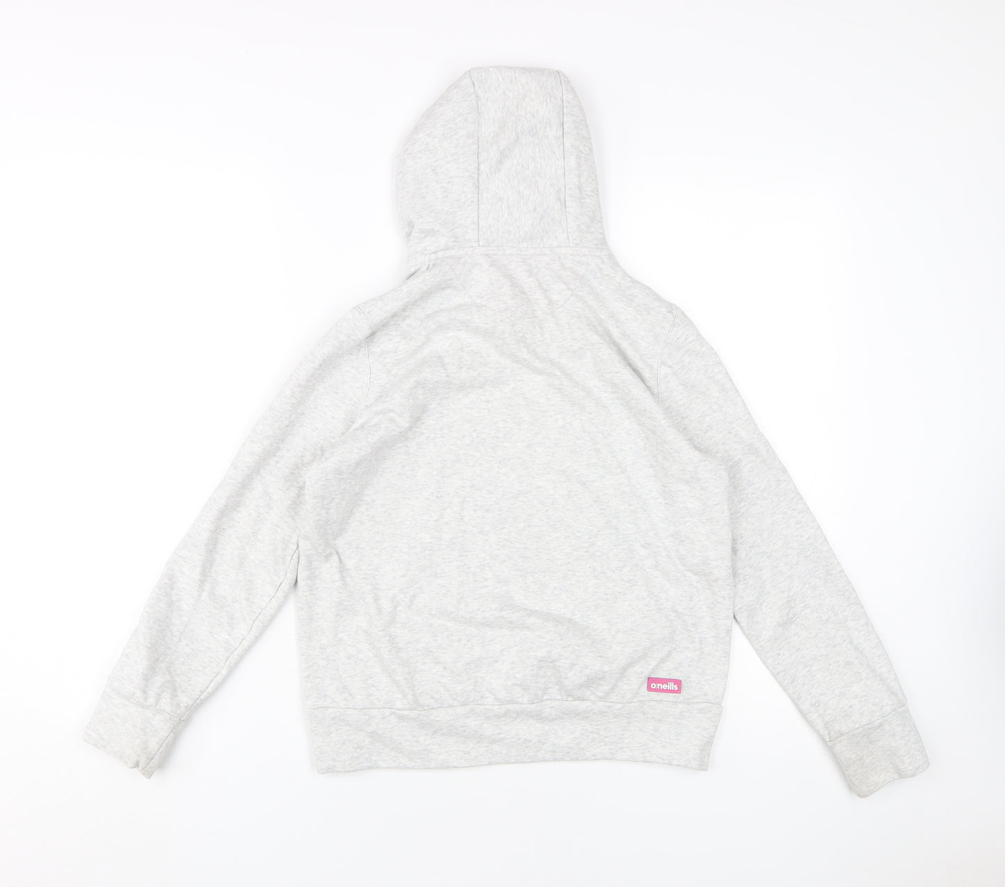 O'Neills Girls Grey Pullover Hoodie Age 10-11 Regular Fit