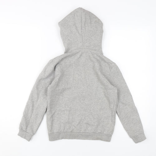 L.F.C. Grey Girls Hoodie, 7-8 Years, Long Sleeve, Logo, Casual