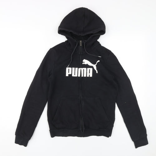 Puma Women's Black Full Zip Hoodie Size 8