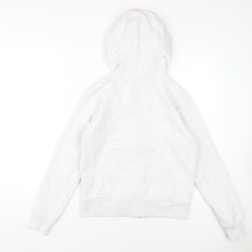 SoulCal & Co Women's White Full Zip Hoodie Size 8