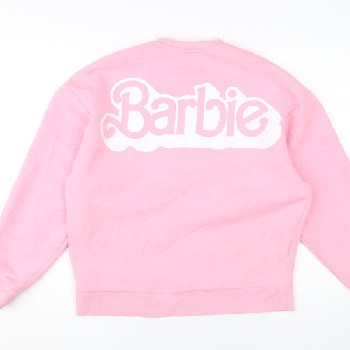 Barbie Women's Pink Pullover Hoodie XS