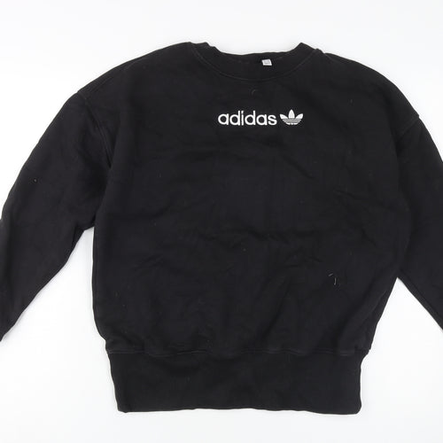 Adidas Women's Black Pullover Sweatshirt Size 12