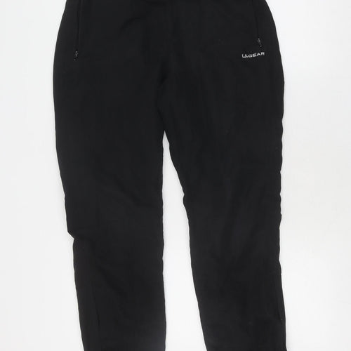 LA Gear Unisex Black Jogger Trousers M