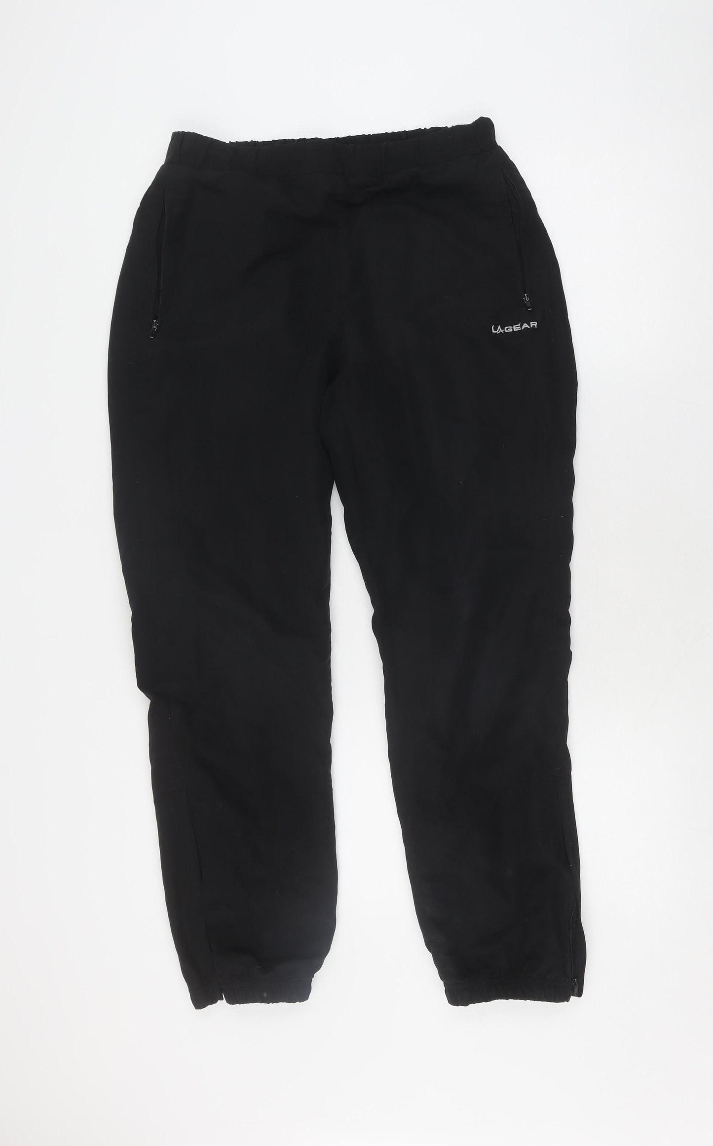 LA Gear Unisex Black Jogger Trousers M
