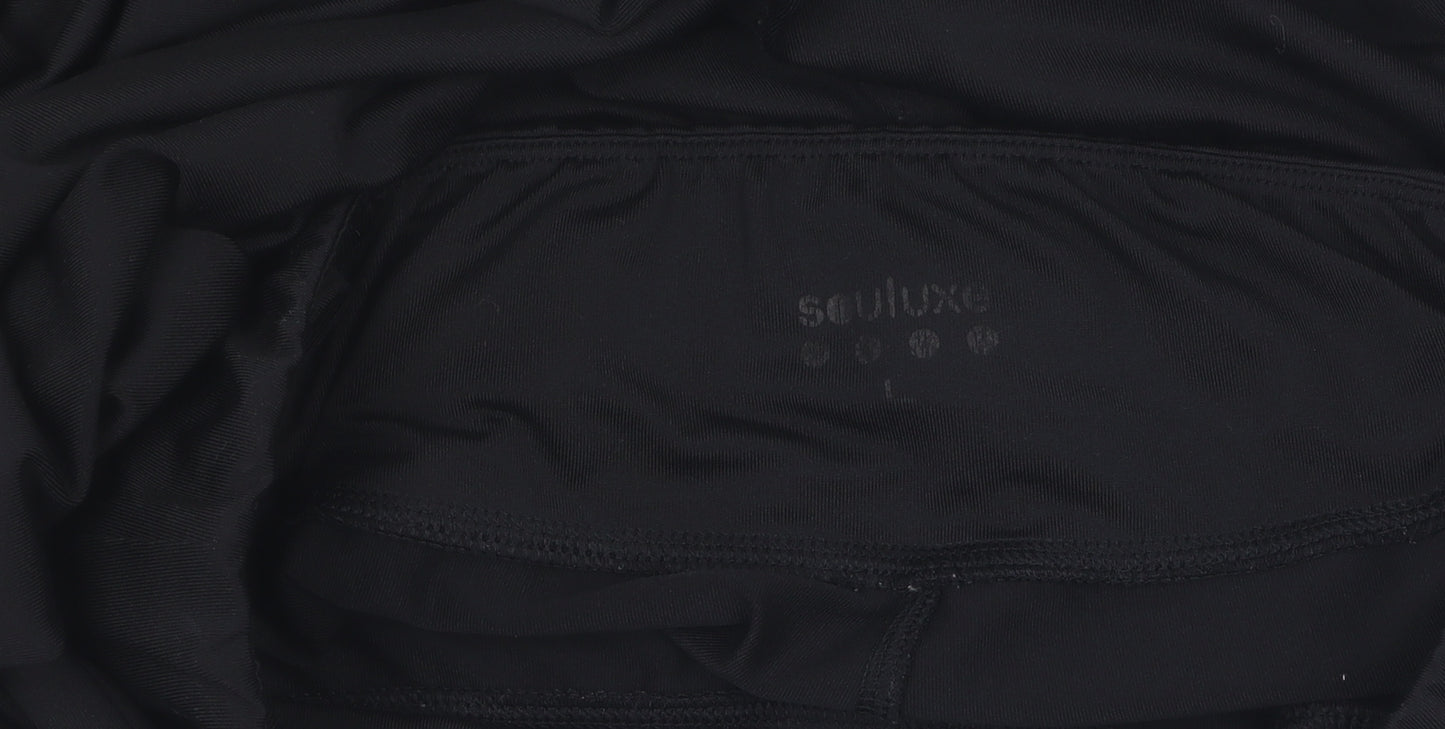 Souluxe Women's Black Leggings L Activewear
